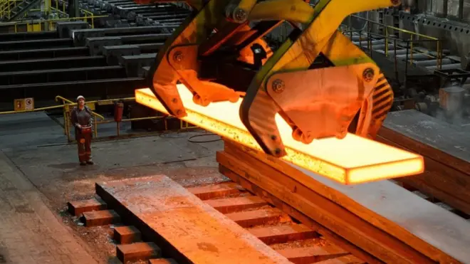 مصنع للفولاذ في ألمانيا