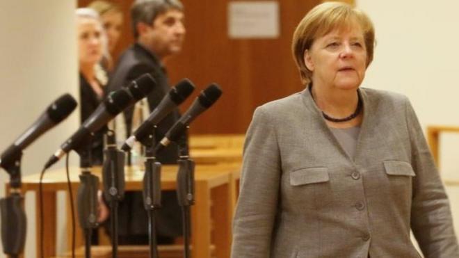 German Chancellor Angela Merkel. Photo: 19 November 2017