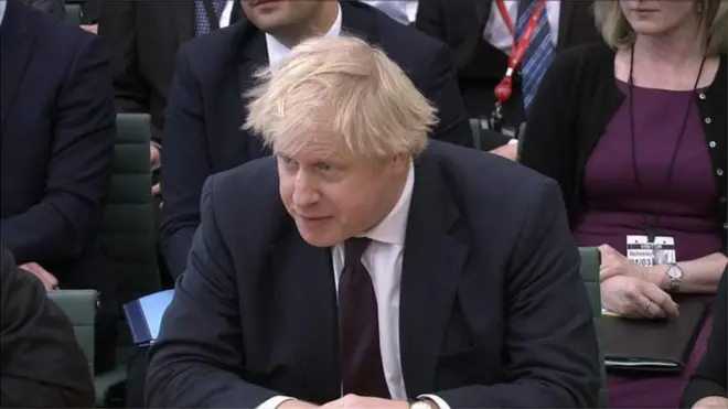 ဗြိတိသျှ နိုင်ငံခြားရေး ၀န်ကြီး ဘောရစ် ဂျွန်ဆင်