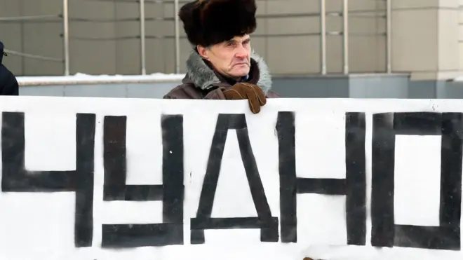 Активисты устраивали пикеты с требованием освободить Чудновец