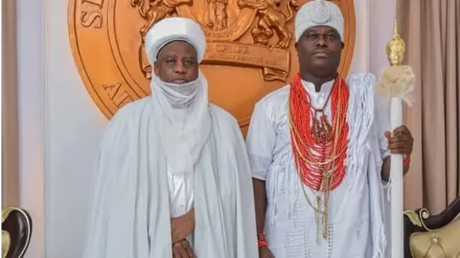 Ọọni Adeyeye Ogunwusi ati Sultan ti Sokoto