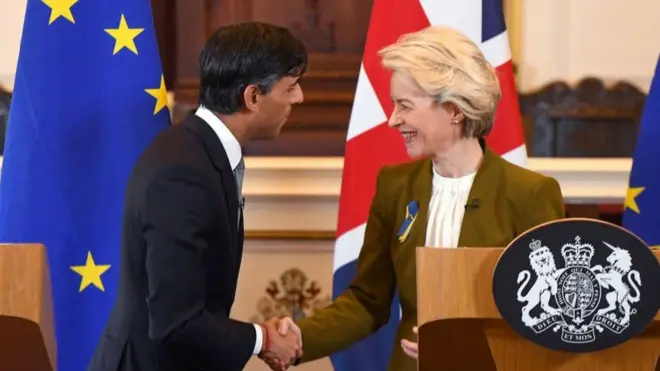 Сунак и фон дер Ляйен