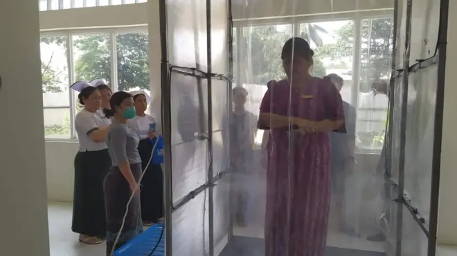 မြောက်ဥက္ကလာဆေးရုံကြီးမှာ စမ်းသပ်အသုံးပြုနေစဉ်