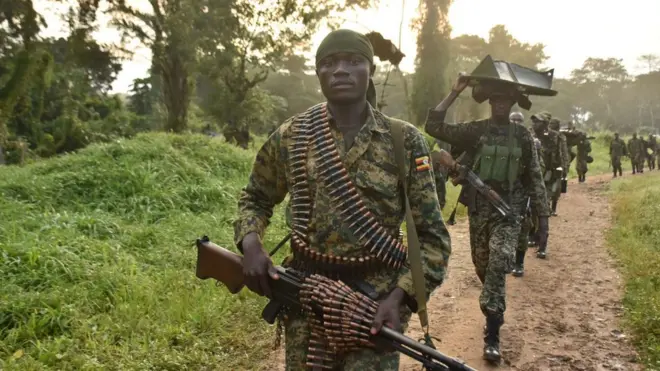 Wanajeshi wa Uganda nchni DR Congo