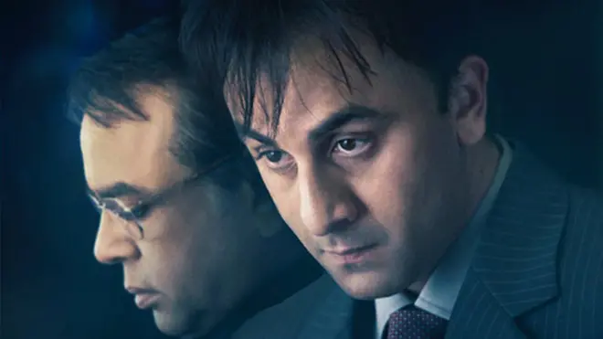 फ़िल्म 'संजु' में परेश रावल और रणबीर कपूर