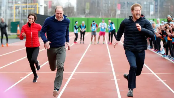 Кейт, Уильям и Гарри