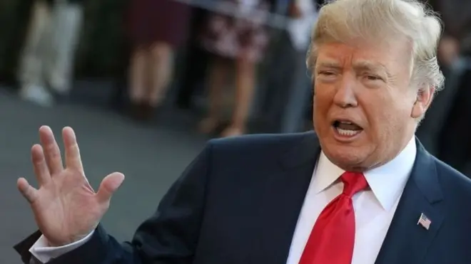 الرئيس الأمريكي دونالد ترامب
