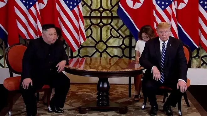 الخلاف بشأن "العقوبات" ينهي قمة ترامب وكيم بدون اتفاق