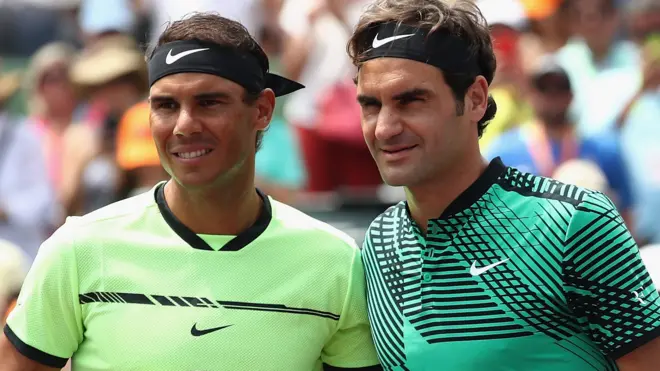 Rafael Nadal y Roger Federer