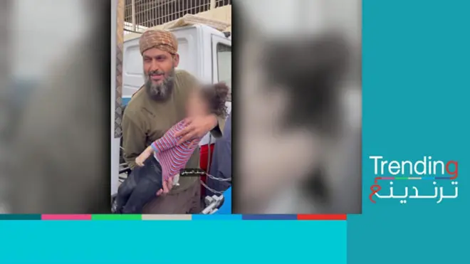 "روح الروح" تفاعل كبير مع فيديو مؤثر لجد يودع حفيديه في غزة