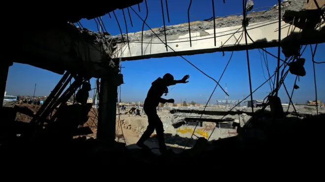 Coalition forces have carried out hundreds of air strikes since the launch of an offensive to recapture Mosul