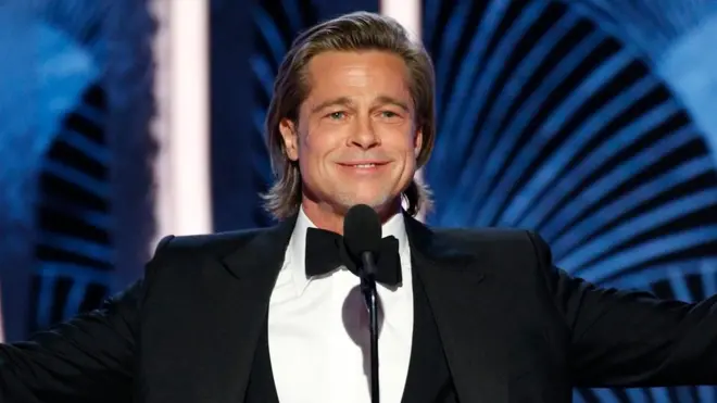 Brad Pitt ganó como mejor actor en una película de comedia o musical por su rol en "Once Upon A Time In Hollywood".