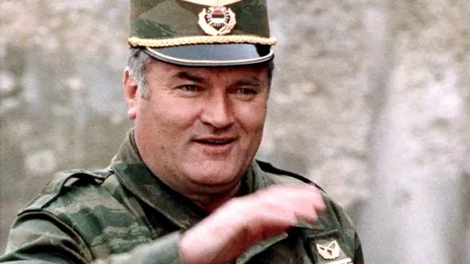 Ratko Mladic in Belgrade, Serbia, May 1993