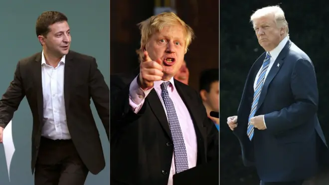 Зеленський, Джонсон, Трамп