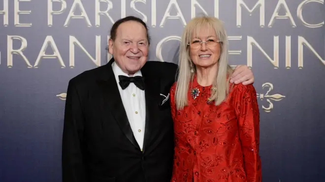 برز اهتمام اديلسون بإسرائيل لدى زواجه من الاسرائيلية مريام اوكشور