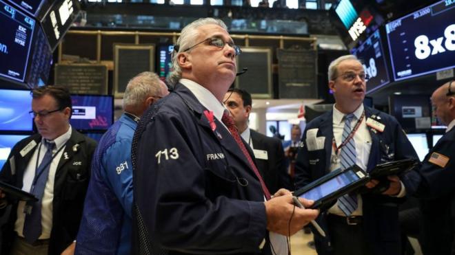 US stock market traders