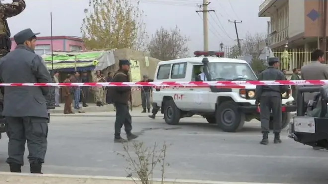 место взрыва в Кабуле