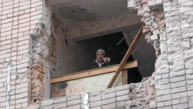 Russia has been shelling the city