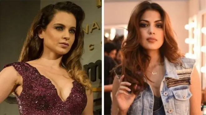 కంగనా రనౌత్, రియా చక్రవర్తి