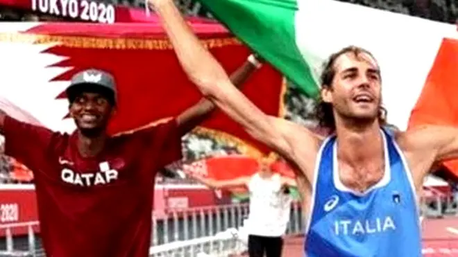 मुताज़ एसा बार्शिम ने ओलंपिक अधिकारियों से निवेदन किया कि उन्हें दो गोल्ड मेडल दे दिए जाएं जिस पर उनसे कहा गया कि अगर वे इसे साझा करने को राज़ी हैं तो दिया जा सकता है.