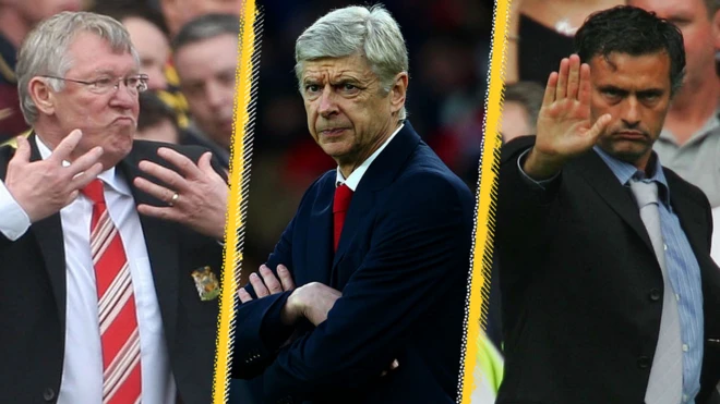Alex Ferguson, Arsene Wenger and Jose Mourinho