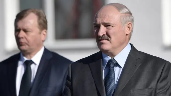 Александр Лукашенко 12 октября встретил Владимира Путина в Могилеве