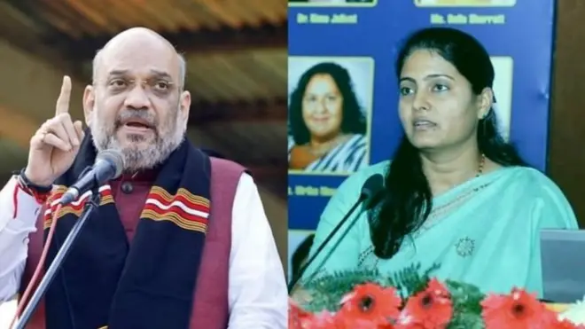 अमित शाह और अनुप्रिया पटेल