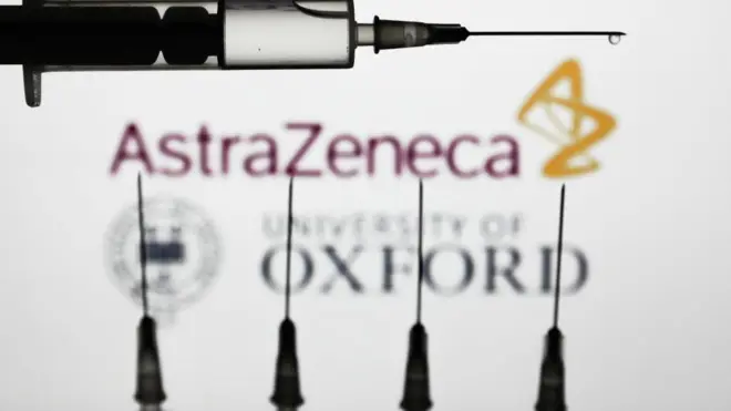 Vacuna de Oxford y AstraZeneca.