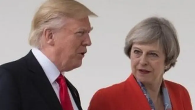 تھریسا مے ، ٹرمپ