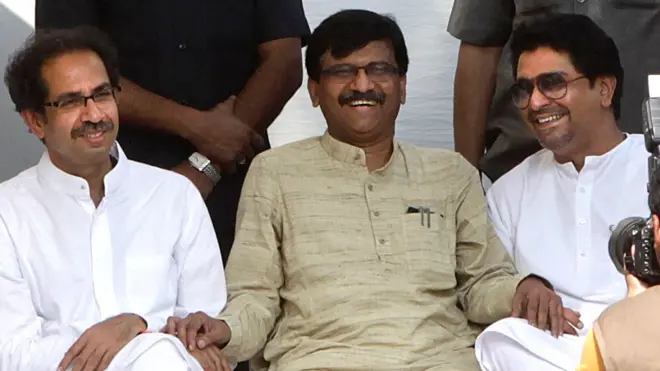 राज ठाकरे, उद्धव ठाकरे, संजय राऊत