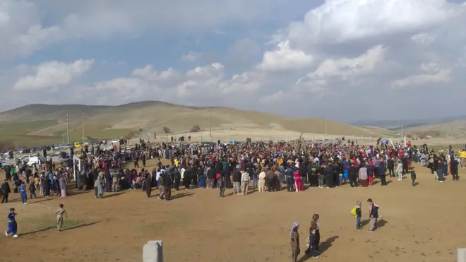 مراسم نوروز در نزدیکی سقز