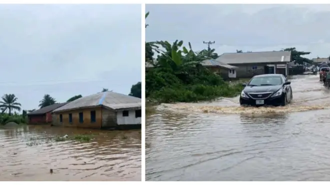 Aworan ọkan lara awọn agbegbe ti omiyale naa kan