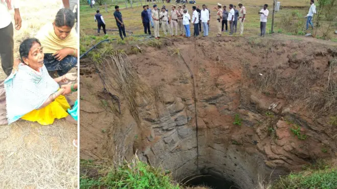 కూలిపని ఉందని చెప్పి దూరంగా పొలాల్లోకి తీసుకువెళ్లి, బంగారు నగలు దోచుకుని మహిళను బావిలో పడేశాడు.