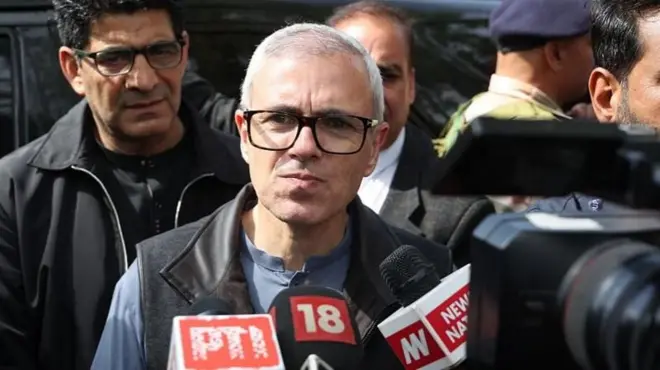 जम्मू-काश्मीरचे मुख्यमंत्री ओमर अब्दुल्ला