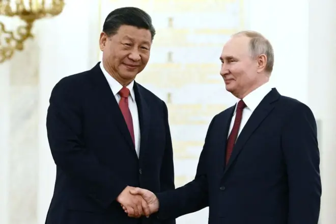 Ông Tập Cận Bình và ông Putin