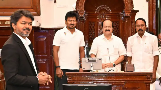 தவெக, விஜய், ஜேசிடி பிரபாகரன், சபாநாயகர்