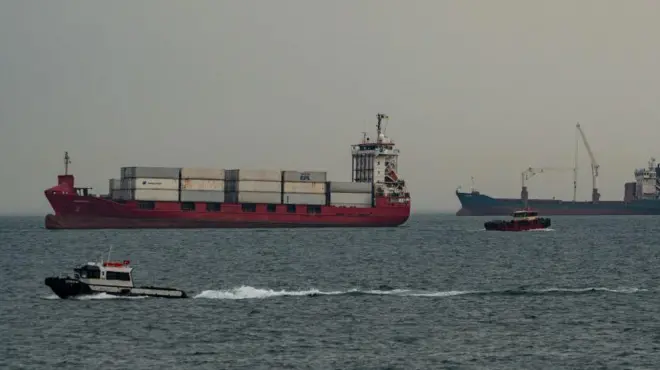 tahıl koridoru kapsamında gemiler 