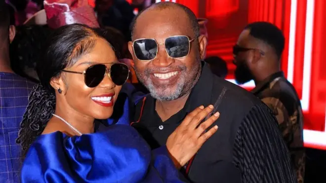 Iyabo Ojo and Paul Okoye