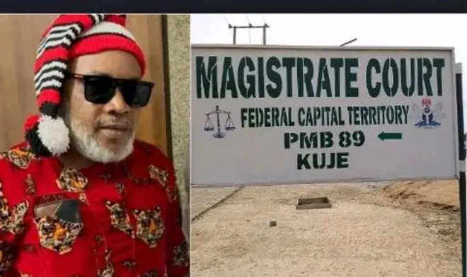 Emmanuel Kanu na ngosi ụzọ Ụlọikpe Majie Kuje