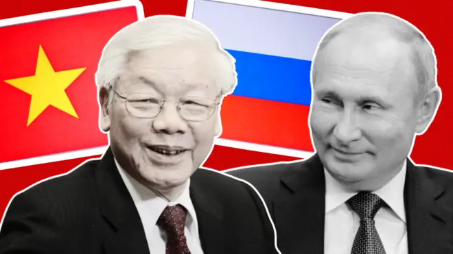 Ông Nguyễn Phú Trọng và ông Putin