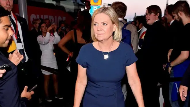 ماگدالینا اندرسون نخست وزیر گفت هنوز نتایج مشخص نیست