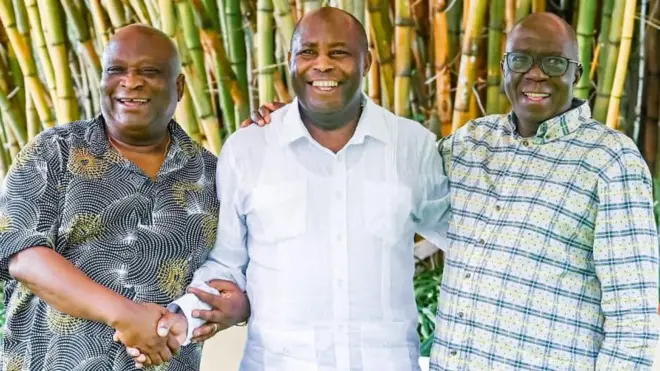 Evariste Ndayishimiye, Sylvestre Ntibantunganya na Domitien Ndayizeye