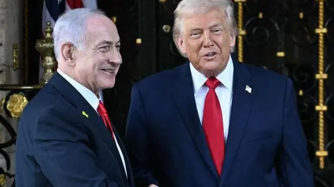 این ششمین سفر بنیامین نتانیاهو به آمریکا پس از روی کار آمدن مجدد دونالد ترامپ است 