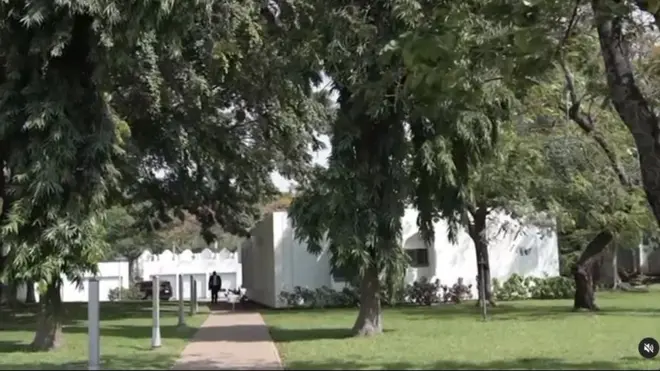 One of di houses inside di presidential villa