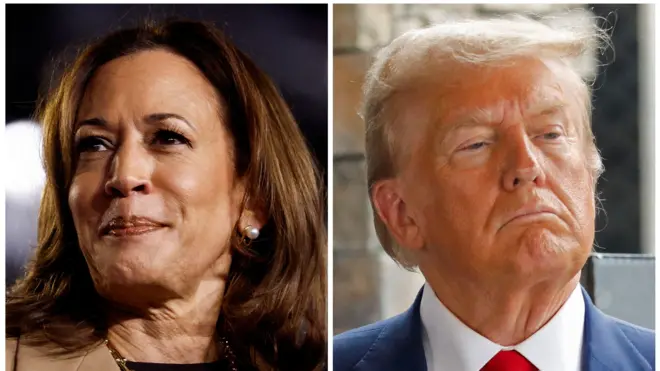 Kamala Harris e Donald Trump