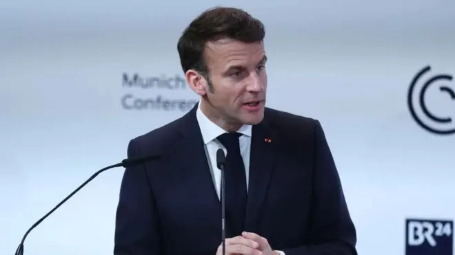 Macron katika mkutano wa usalama Munich