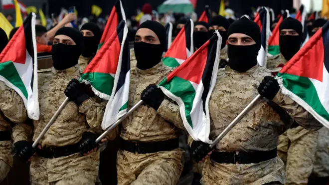 Бойцы «Хезболлы»