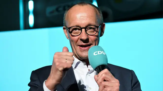 德国保守派联盟领导人弗里德里希·默茨