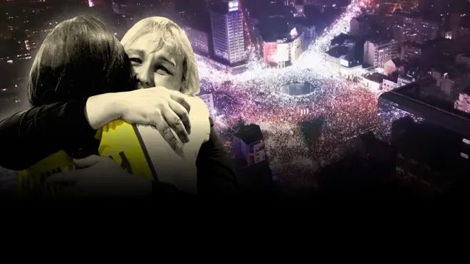 Мать погибшего в Нови-Саде на фоне протестов в Белграде