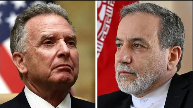 Wada xaajoodyada Maraykanka waxaa hogaamin doona ergeyga gaarka ah Steve Witkoff (bidix), halka kooxda Iran uu hogaaminayo wasiirka arrimaha dibadda Abbas Araghchi.
